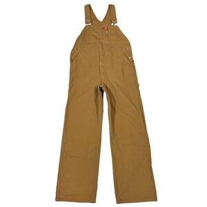 Dickies Men’s 36x34 Duck High Back Classic Bib Overall Workwear Carpenter EUC